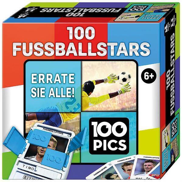 Cover: 5060542080477 | 100 PICS Fussballstars (Spiel) | Errate sie alle! | Spiel | 2021