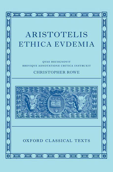 Cover: 9780198838326 | Aristotle's Eudemian Ethics | Christopher Rowe | Buch | Englisch