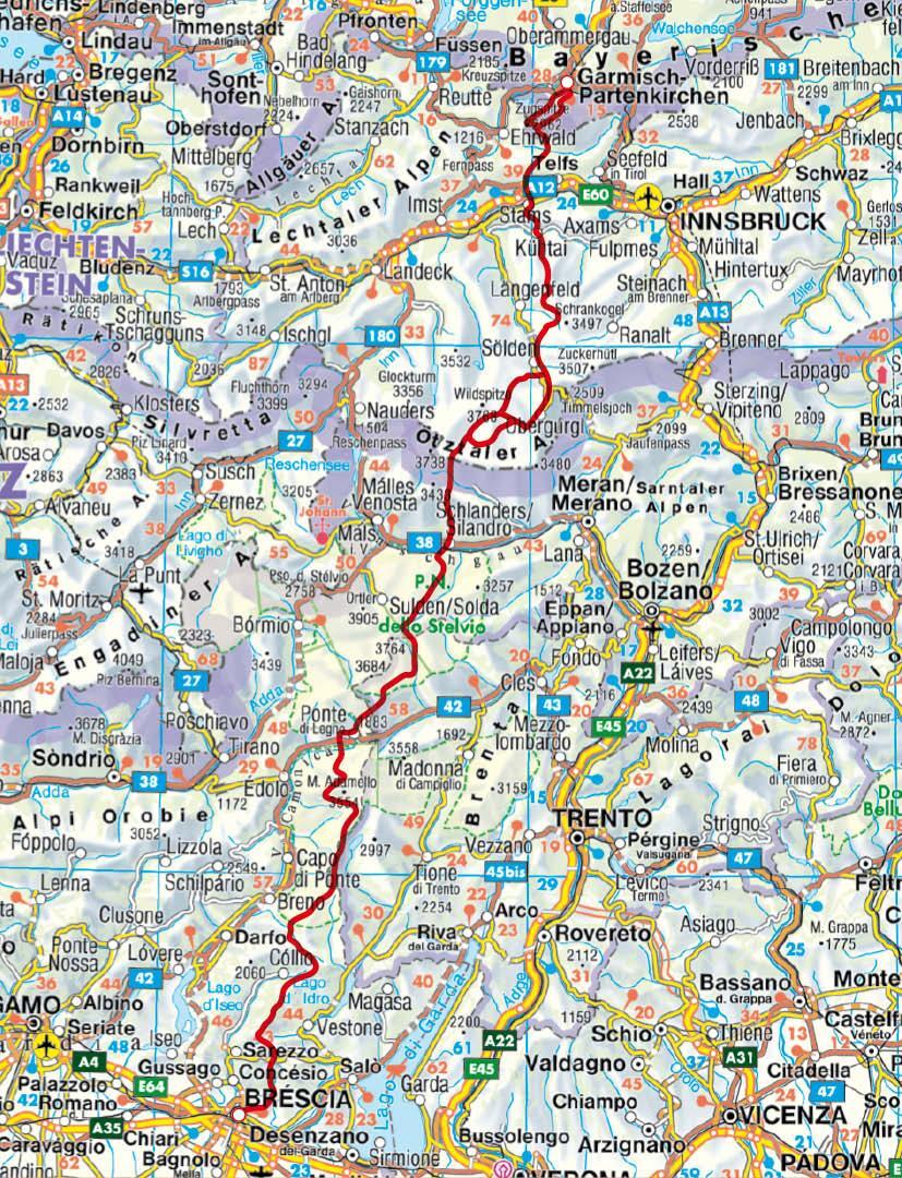 Bild: 9783763346073 | Alpenüberquerung L1 Garmisch - Brescia | 30 Etappen mit GPS-Tracks