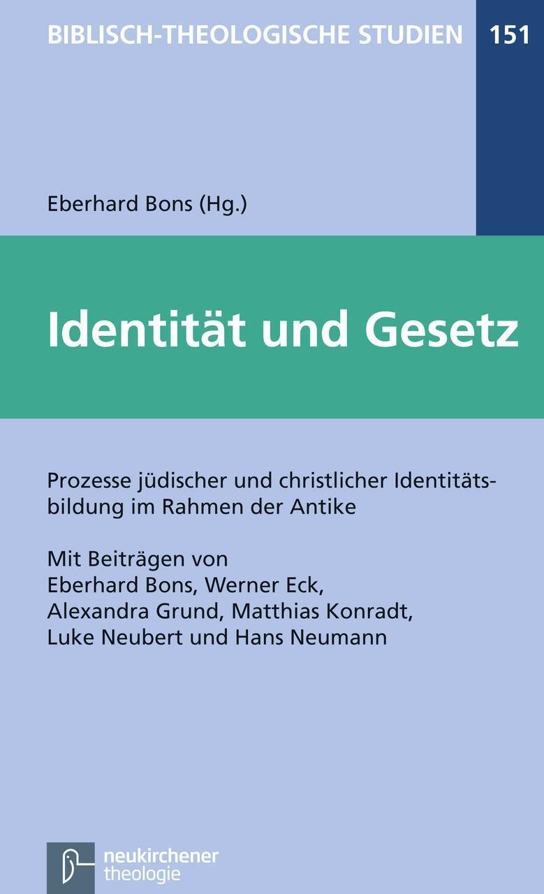 Cover: 9783788728540 | Identität und Gesetz | Taschenbuch | 141 S. | Deutsch | 2014