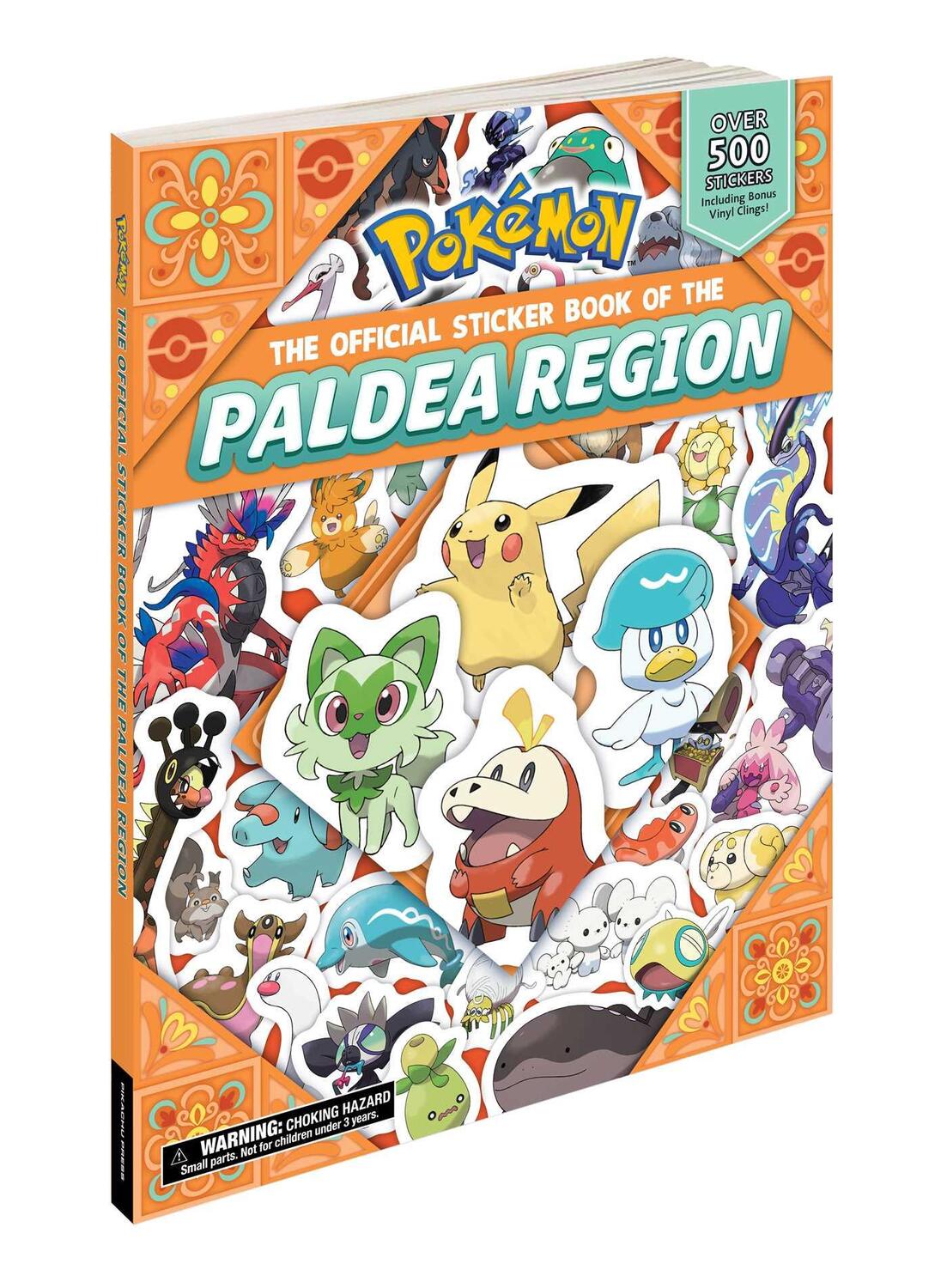 Cover: 9781604382440 | Pokémon the Official Sticker Book of the Paldea Region | Pikachu Press