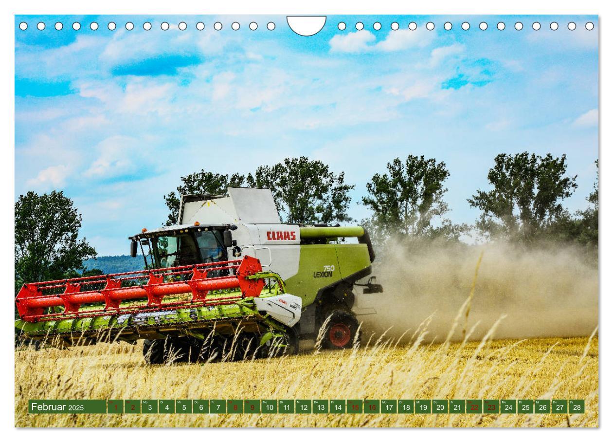 Bild: 9783435239085 | Landwirtschaft - Giganten im Kornfeld (Wandkalender 2025 DIN A4...