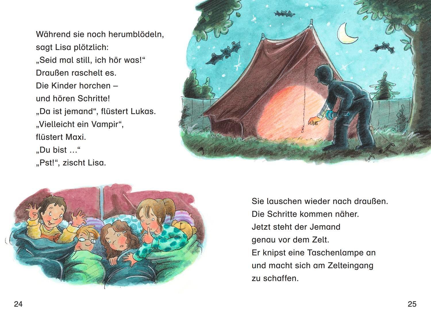 Bild: 9783737334426 | Duden Leseprofi - Eine Gruselnacht im Zelt, 2. Klasse | Manfred Mai