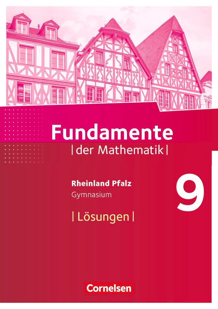 Cover: 9783060095759 | Fundamente der Mathematik 9. Schuljahr - Rheinland-Pfalz - Lösungen...