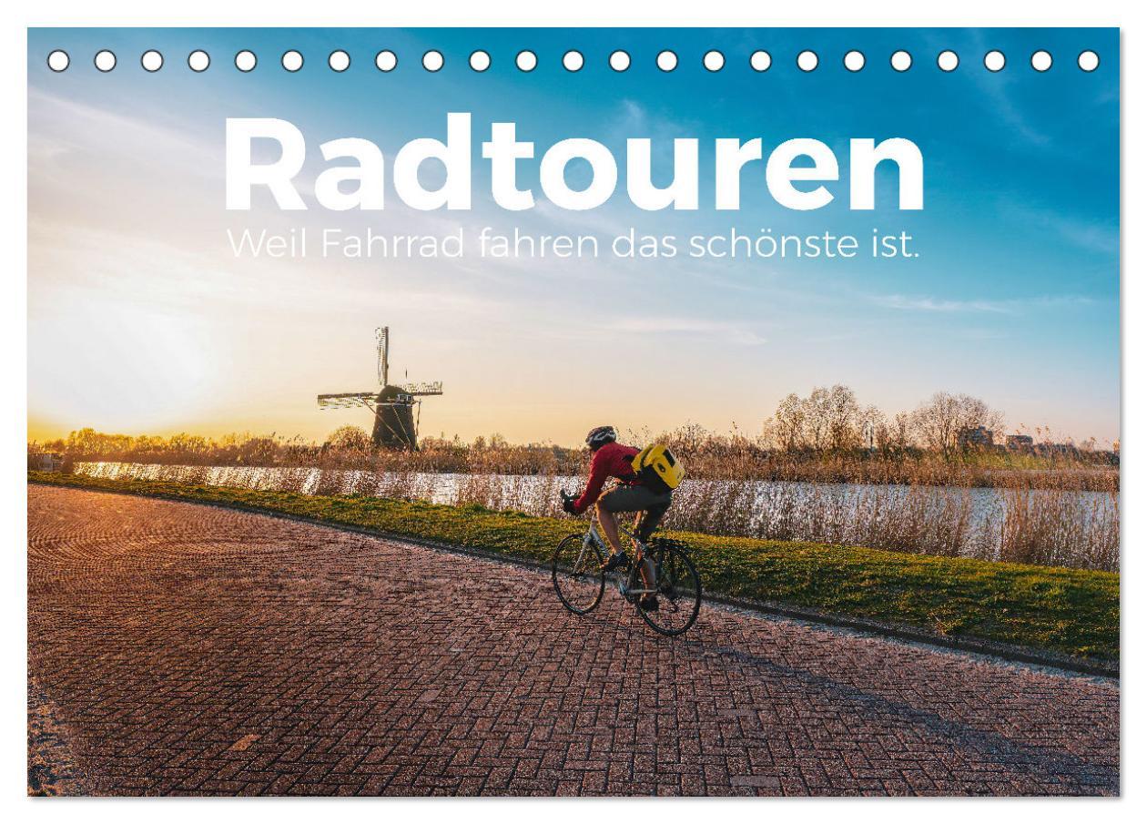 Cover: 9783383875489 | Radtouren - Weil Fahrrad fahren das schönste ist. (Tischkalender...