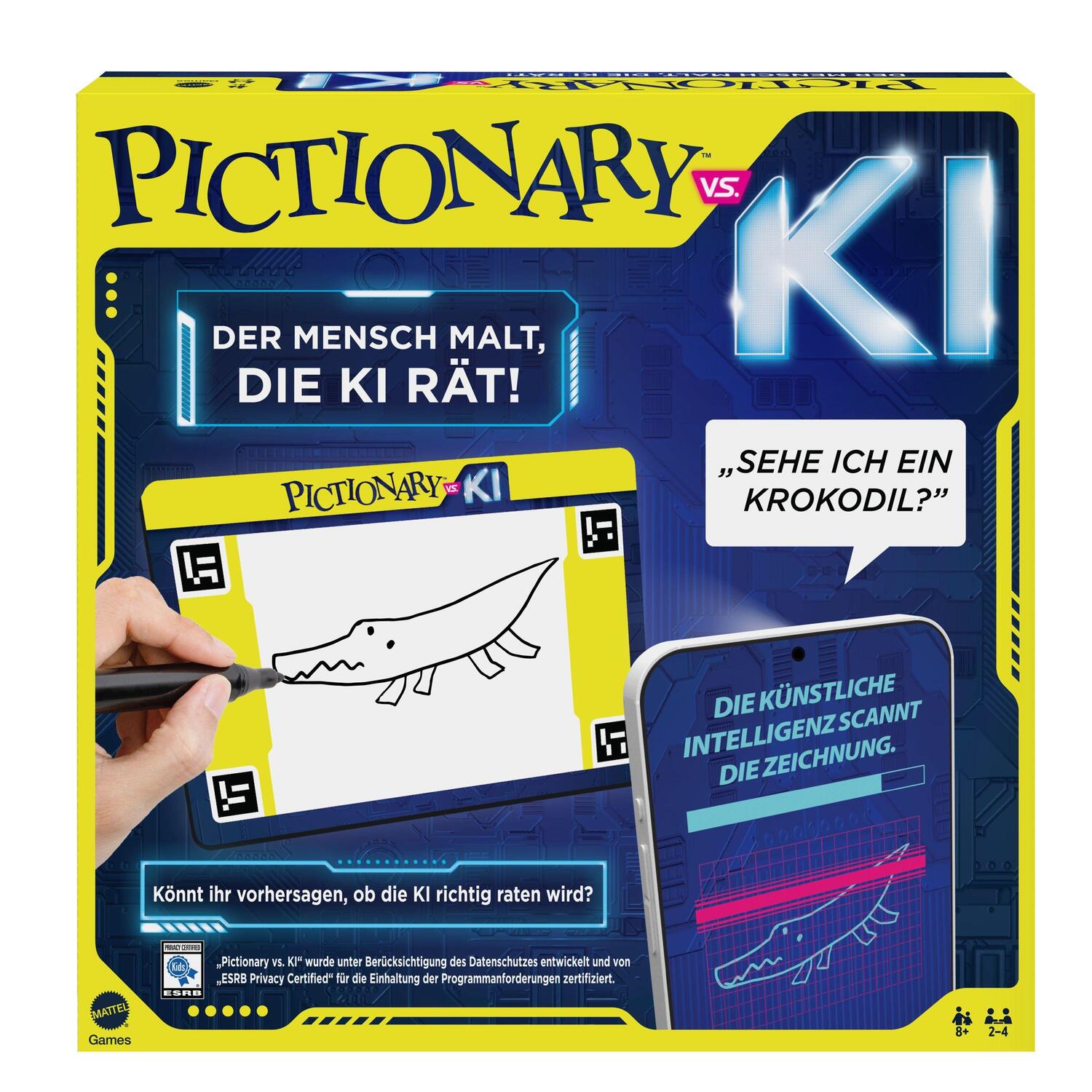Cover: 194735247363 | Pictionary vs AI German | Stück | HYH74 | Deutsch | 2024 | Mattel