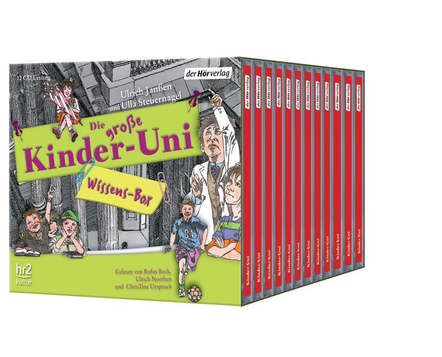 Cover: 9783867172998 | Die große Kinder-Uni Wissens-Box | Ulrich Janßen (u. a.) | Audio-CD