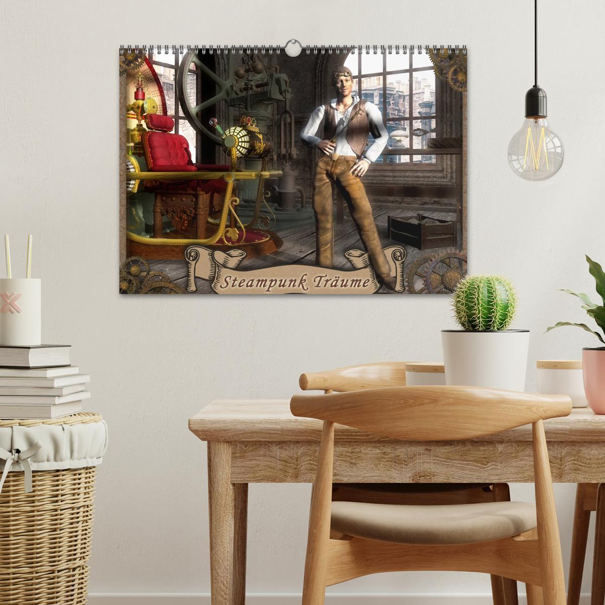 Bild: 9783435202782 | Steampunk Träume (Wandkalender 2025 DIN A3 quer), CALVENDO...