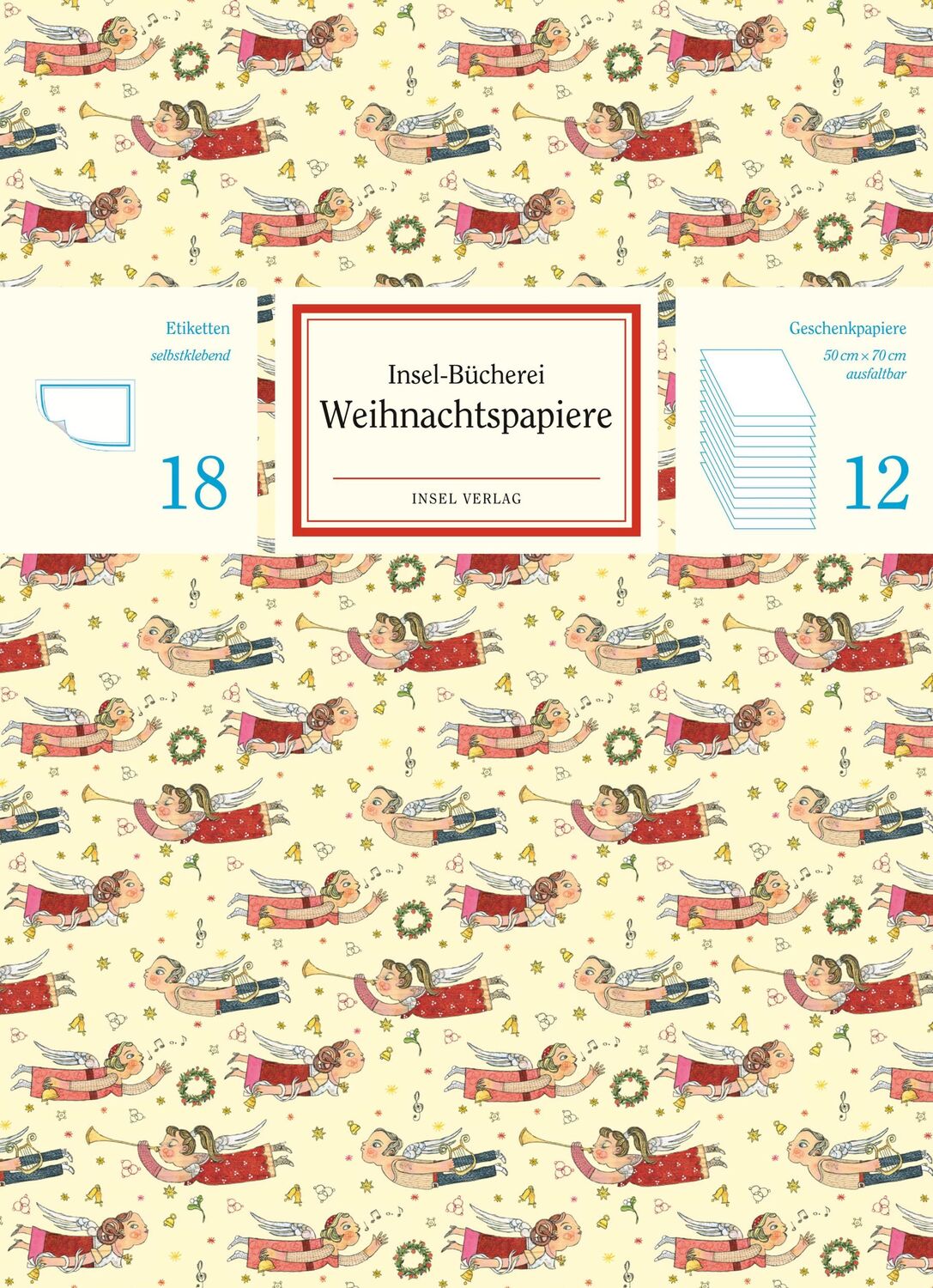 Cover: 9783458178392 | Insel-Bücherei Geschenkpapier Set Weihnachtsmotive | Stück | 14 S.