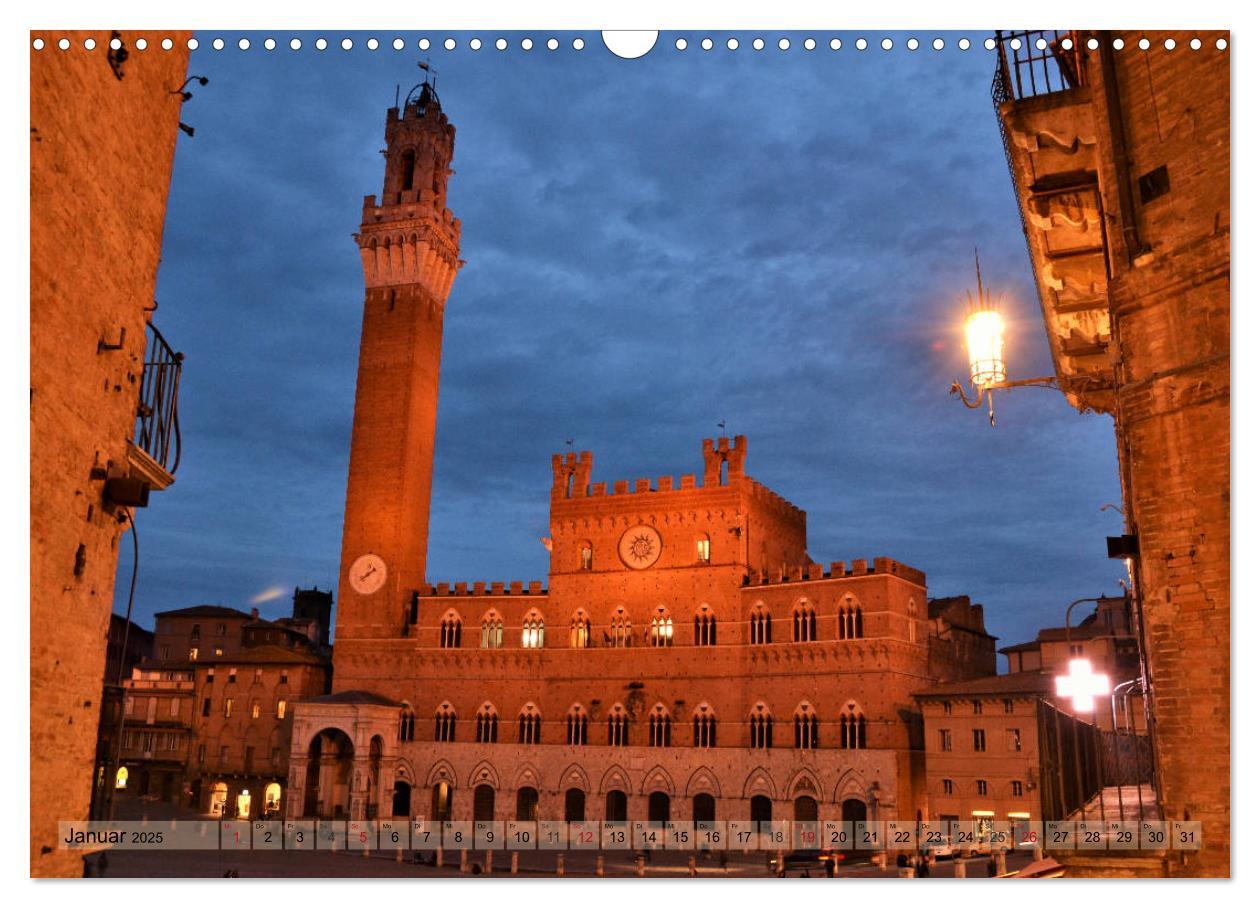 Bild: 9783435344468 | Sehnsucht nach SIENA (Wandkalender 2025 DIN A3 quer), CALVENDO...