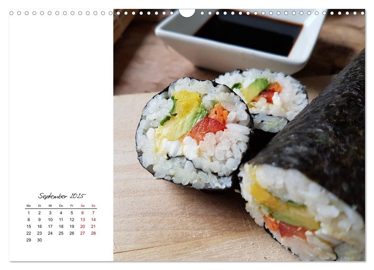 Bild: 9783435337873 | Sashimi und Sushi. Japans Köstlichkeiten (Wandkalender 2025 DIN A3...