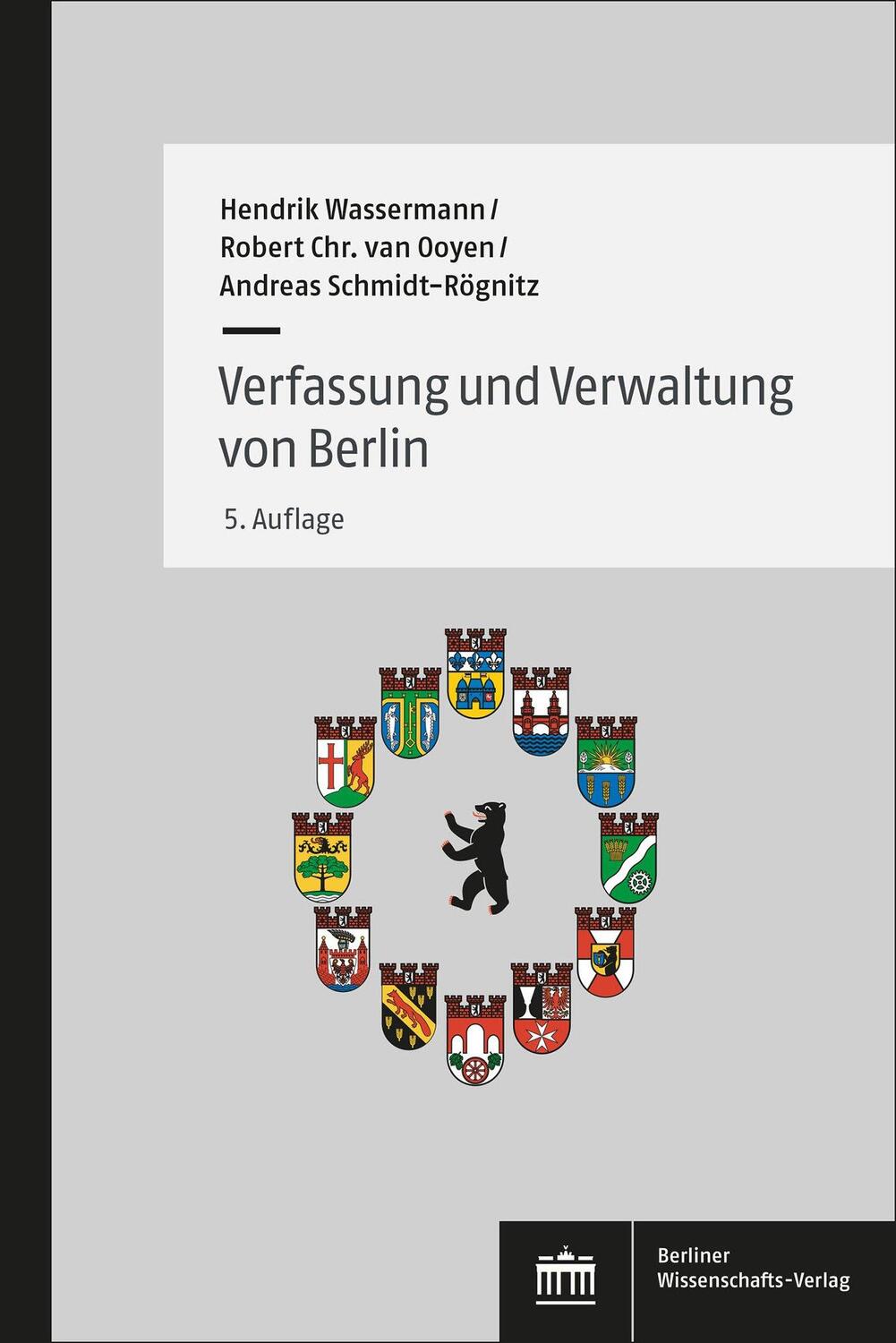 Cover: 9783830555575 | Verfassung und Verwaltung von Berlin | Hendrik Wassermann (u. a.)