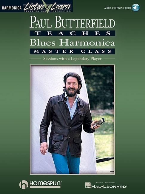Cover: 73999990898 | Paul Butterfield - Blues Harmonica Master Class Book/Online Audio