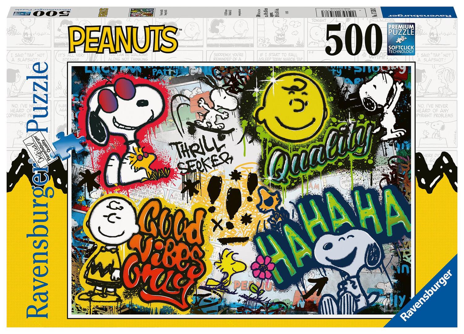 Cover: 4005556175383 | Ravensburger Puzzle 17538 - Peanuts Graffiti - 500 Teile Snoopy...