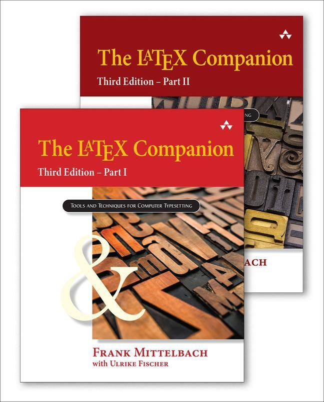 Cover: 9780138166489 | The LaTeX Companion | Parts I &amp; II, 3rd Edition | Mittelbach (u. a.)