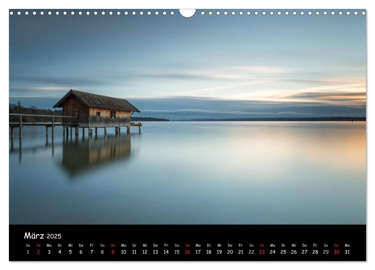 Bild: 9783435578313 | silent minutes - Lichtstimmungen im 5-Seen-Land (Wandkalender 2025...