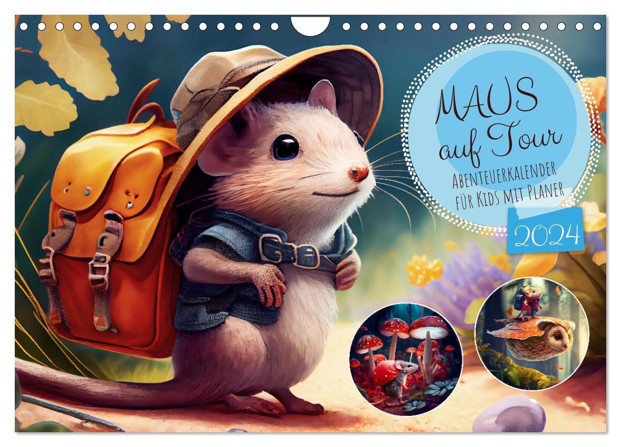 Cover: 9783675438408 | Maus auf Tour - Abenteuerkalender für Kids mit Planer (Wandkalender...