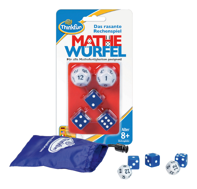 Bild: 4005556763177 | ThinkFun - 76317 Mathe Würfel - Spielerisch die Mathenote...