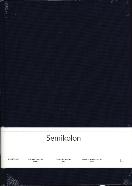 Cover: 4250053604953 | Semikolon Notizbuch Classic A4 blanko marine | Buch | Deutsch | 2021