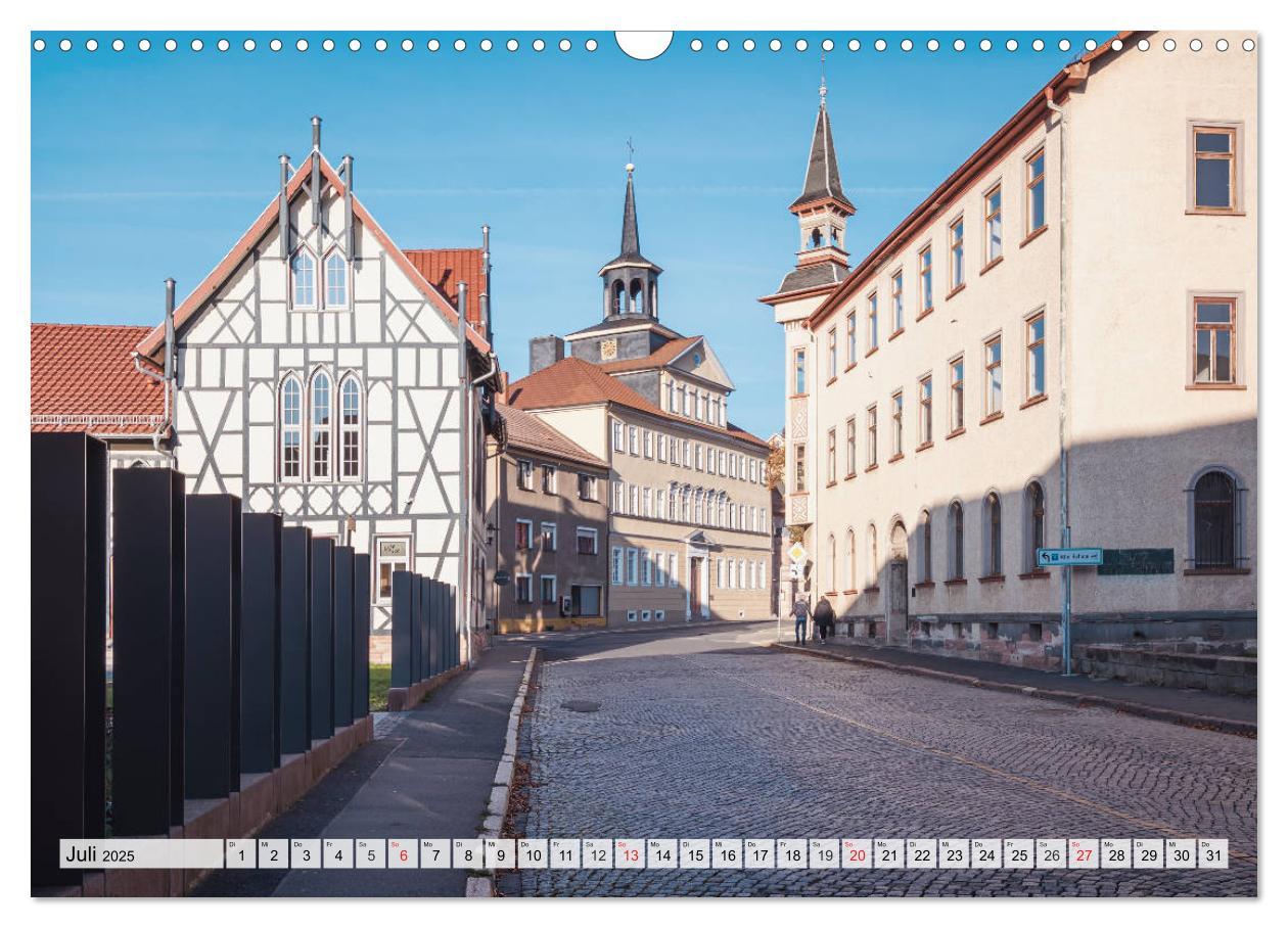 Bild: 9783435176649 | Fachwerk in Schmalkalden (Wandkalender 2025 DIN A3 quer), CALVENDO...