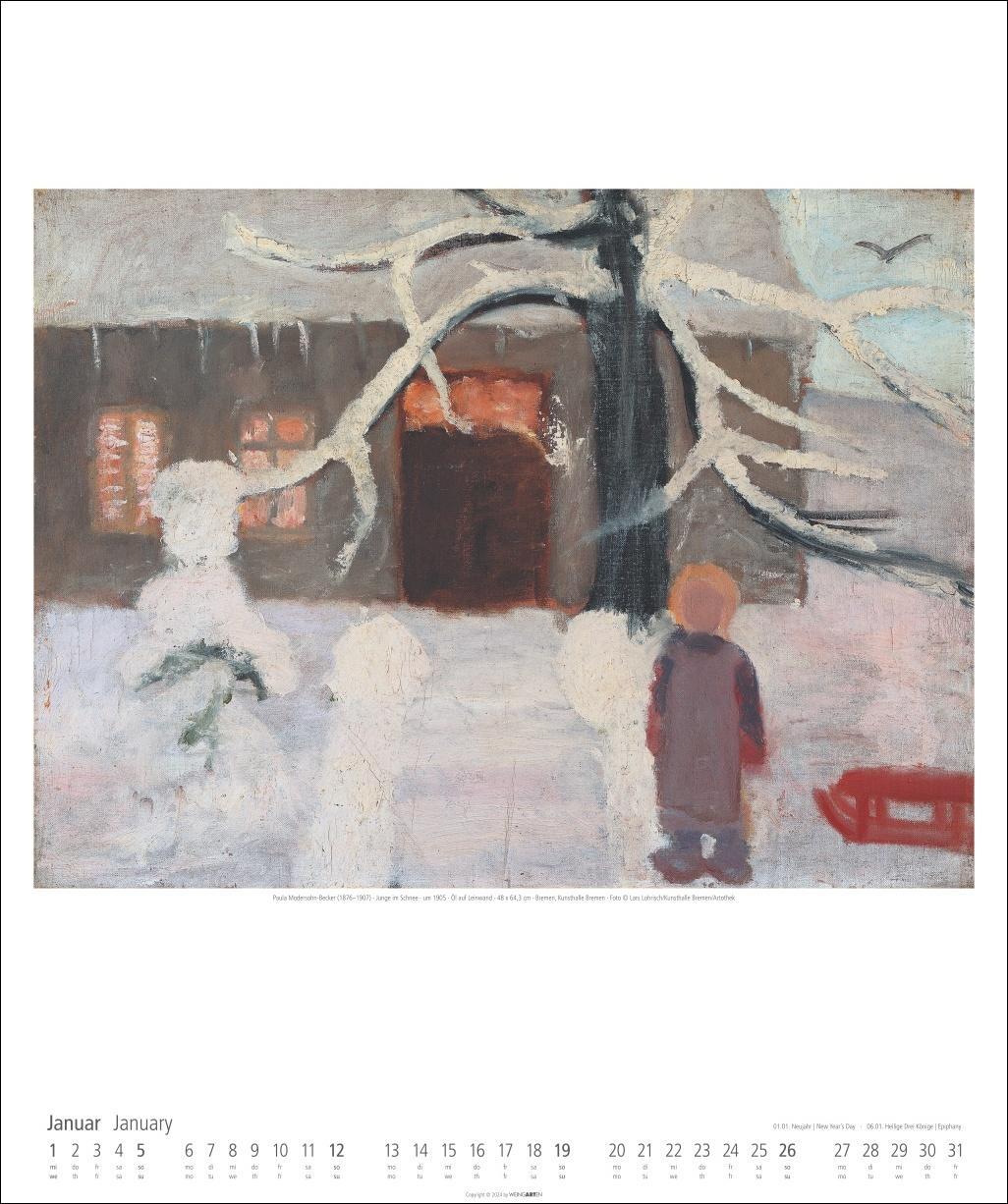 Bild: 9783839901403 | Paula Modersohn-Becker Kalender 2025 | Kalender | Spiralbindung | 2025