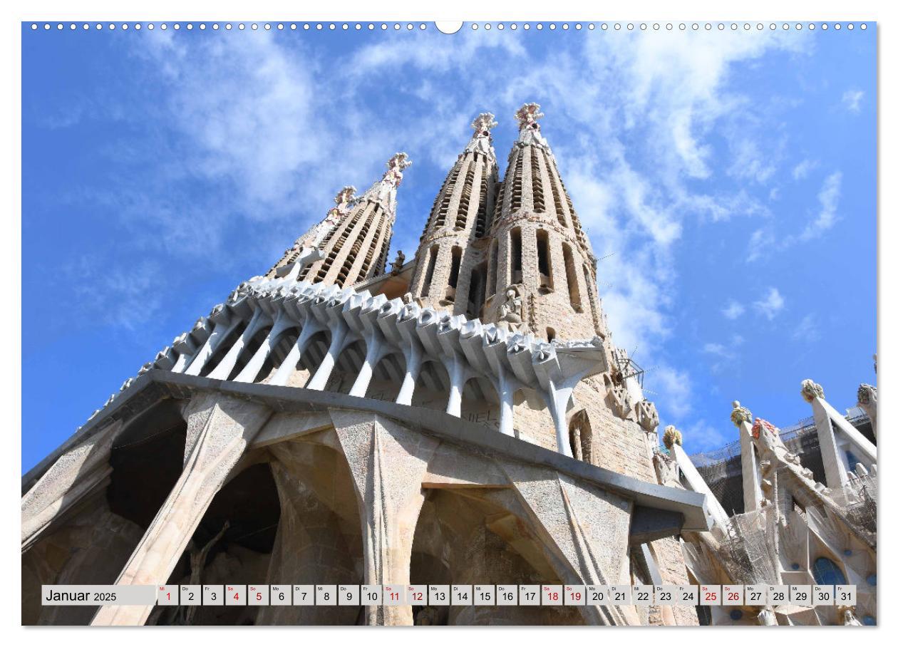 Bild: 9783383930515 | Ein bisschen GAUDI in Barcelona (Wandkalender 2025 DIN A2 quer),...