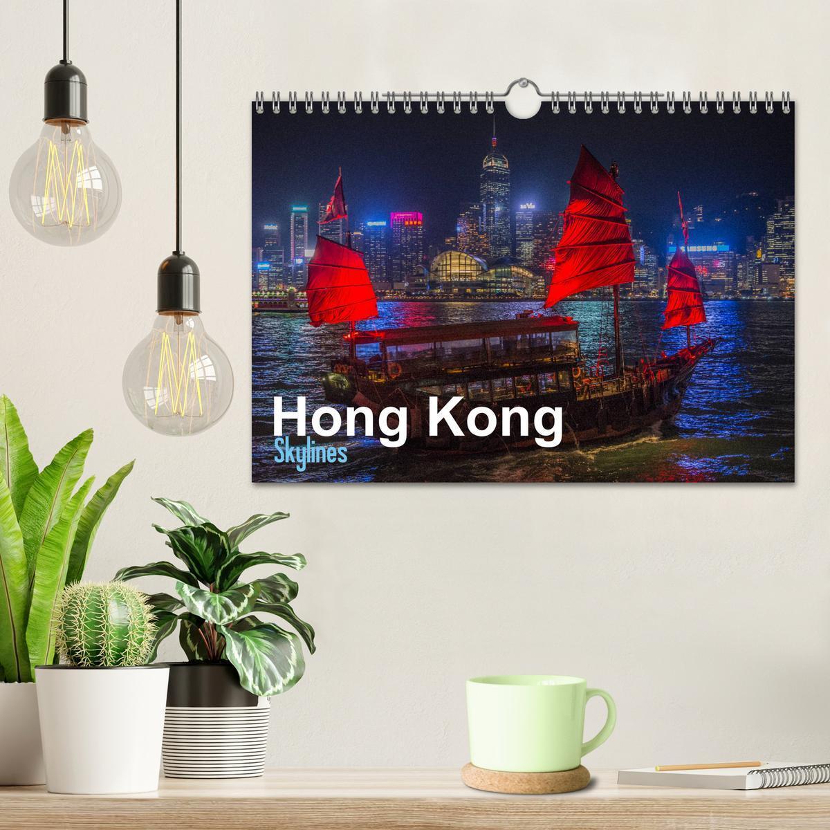 Bild: 9783435387557 | Hong Kong - Skylines (Wandkalender 2025 DIN A4 quer), CALVENDO...