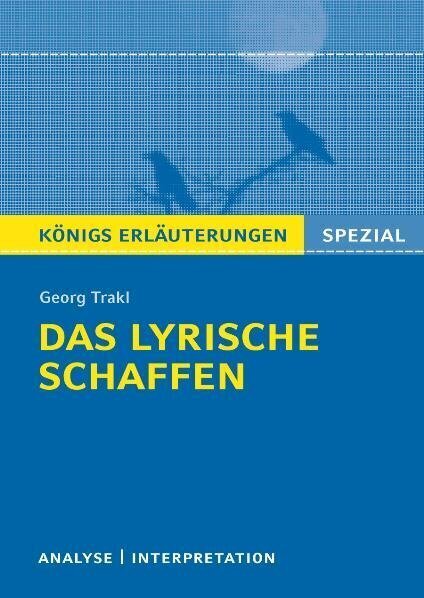 Cover: 9783804430617 | Georg Trakl 'Das lyrische Schaffen' | Bernd Matzkowski (u. a.) | Buch