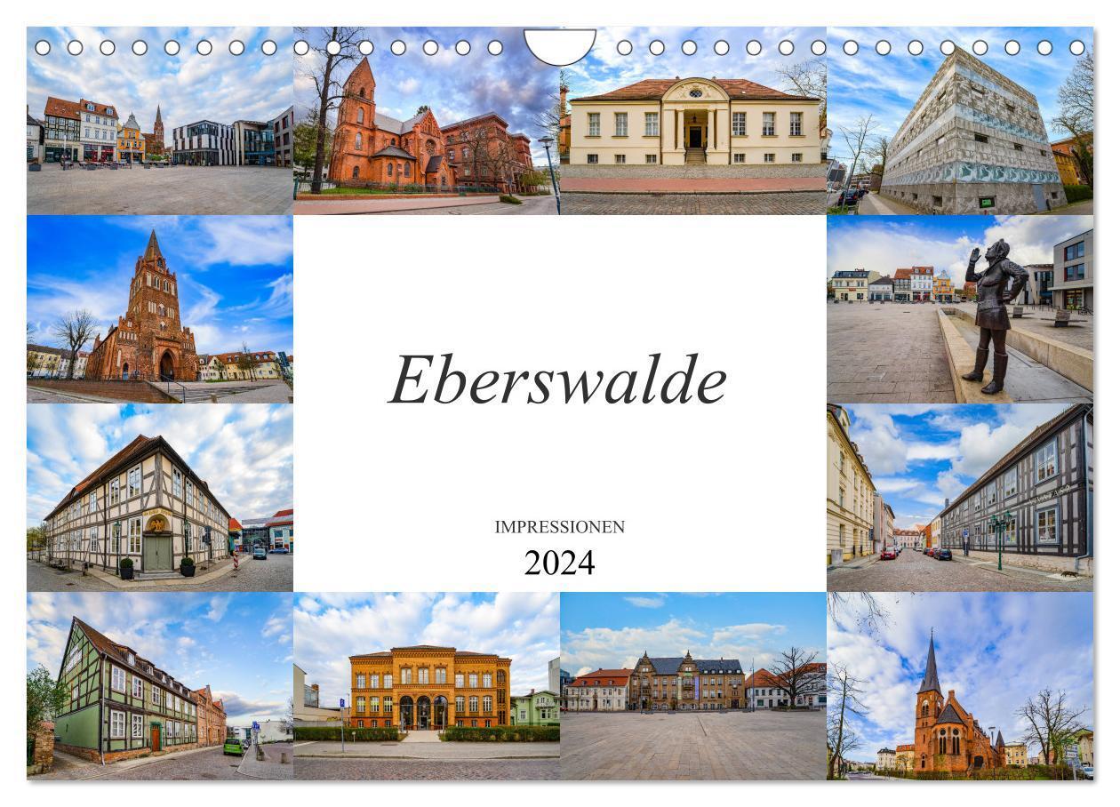 Cover: 9783383012433 | Eberswalde Impressionen (Wandkalender 2024 DIN A4 quer), CALVENDO...