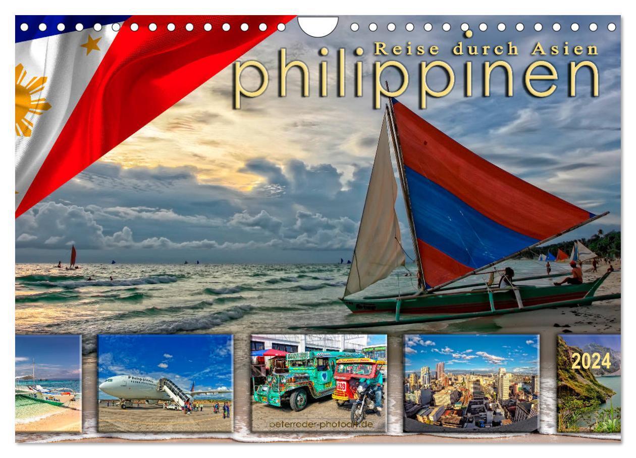 Cover: 9783675461338 | Reise durch Asien - Philippinen (Wandkalender 2024 DIN A4 quer),...