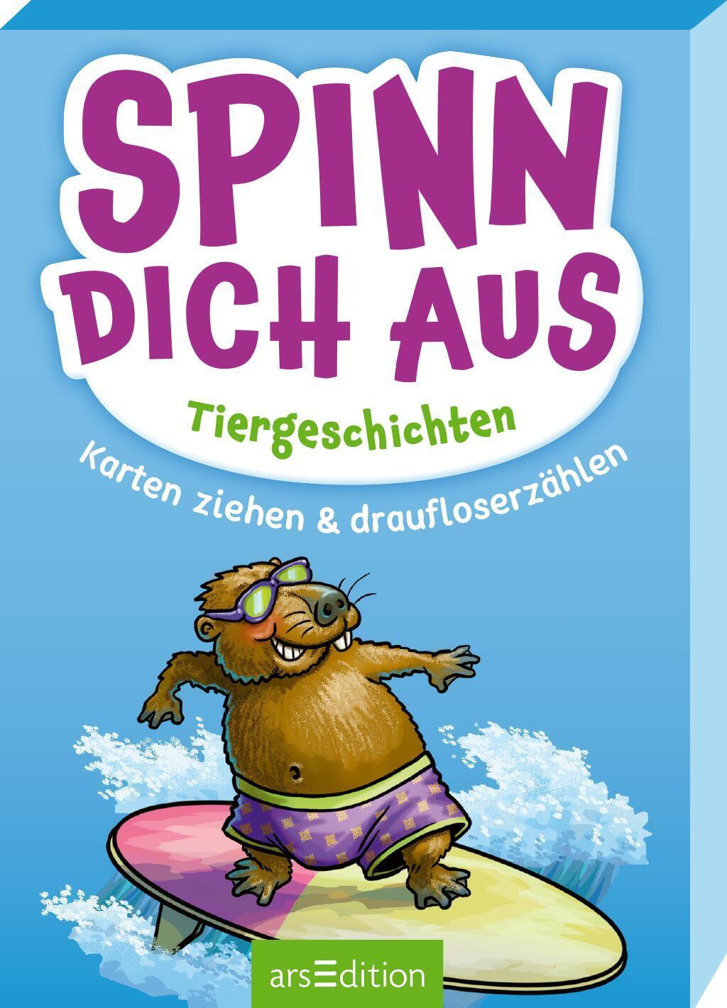 Cover: 4014489133292 | Spinn dich aus - Tiergeschichten | Karten ziehen &amp; draufloserzählen