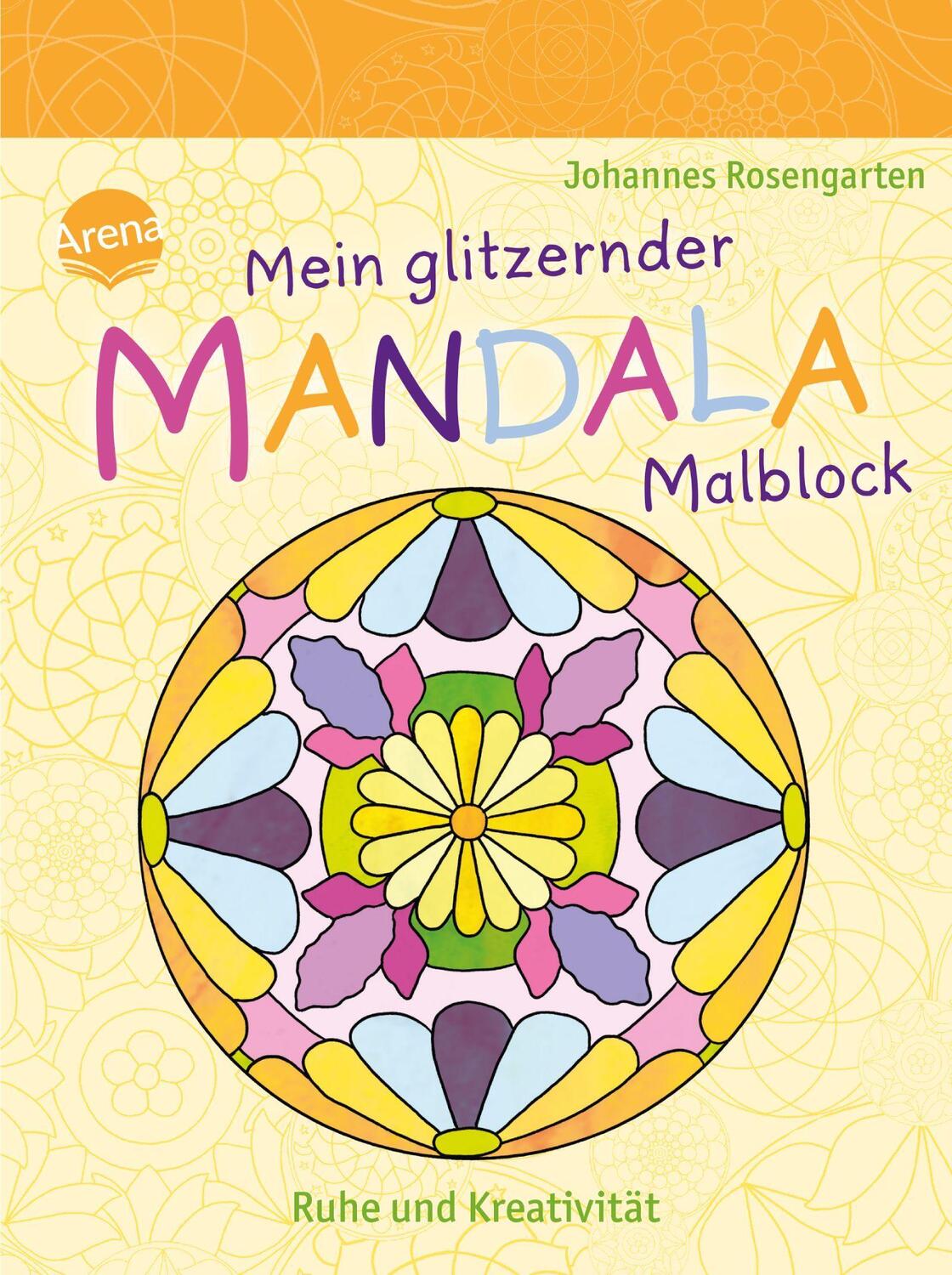 Cover: 9783401719276 | Mein glitzernder Mandala-Malblock. Ruhe und Kreativität | Taschenbuch