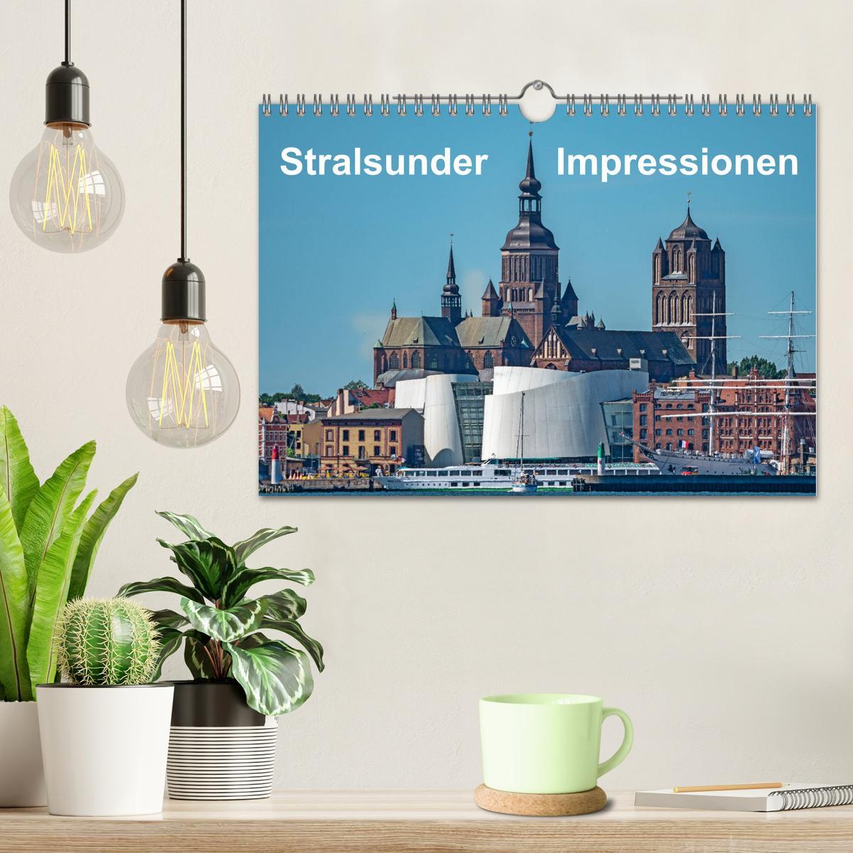 Bild: 9783435310012 | Stralsunder Impressionen (Wandkalender 2025 DIN A4 quer), CALVENDO...