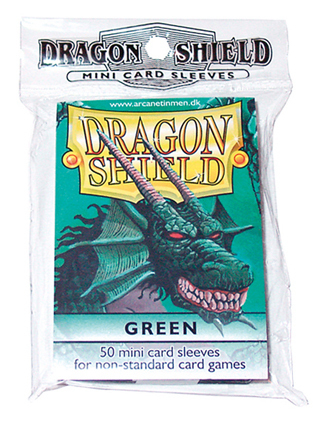 Cover: 5706569101046 | Dragon Shield Japanese size - Green (50 ct. in bag) | Dragon Shield!