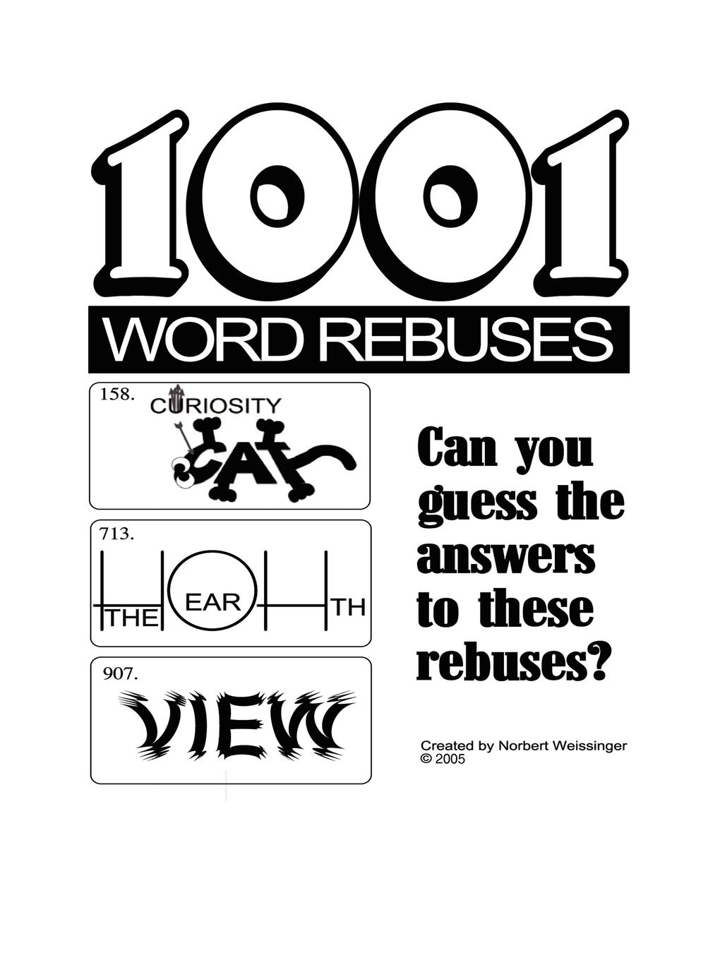 Cover: 9781420871333 | 1001 Word Rebuses | Norbert Weissinger | Taschenbuch | Englisch | 2005