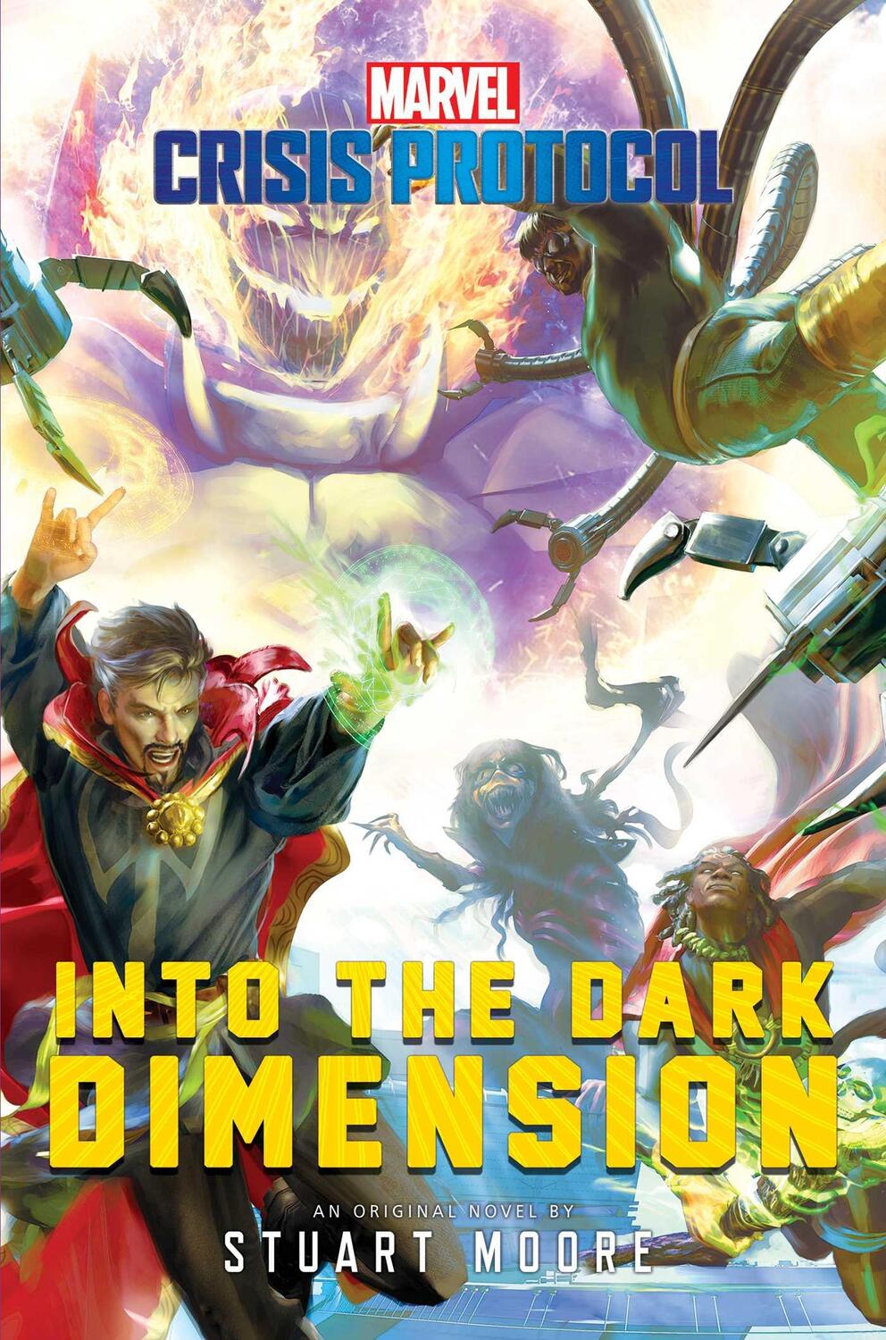 Cover: 9781839081972 | Into the Dark Dimension | A Marvel: Crisis Protocol Novel | Moore
