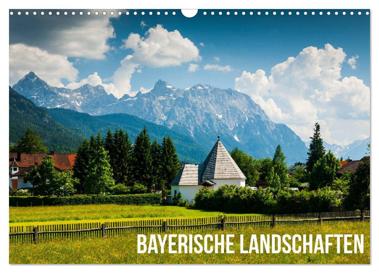 Cover: 9783435455591 | Bayerische Landschaften (Wandkalender 2025 DIN A3 quer), CALVENDO...