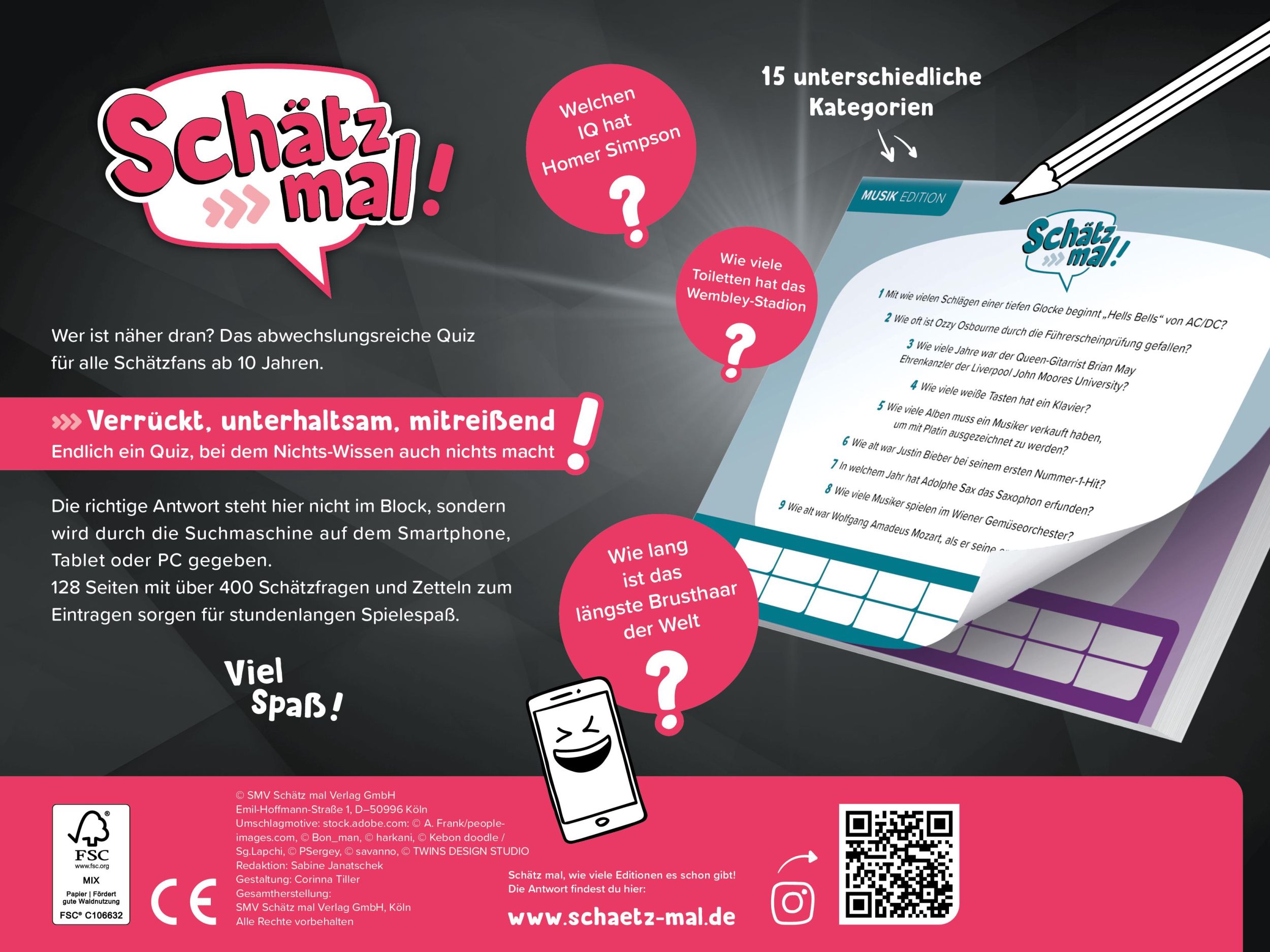 Rückseite: 9783989760332 | Schätz mal! Mixed Edition | Taschenbuch | 128 S. | Deutsch | 2025