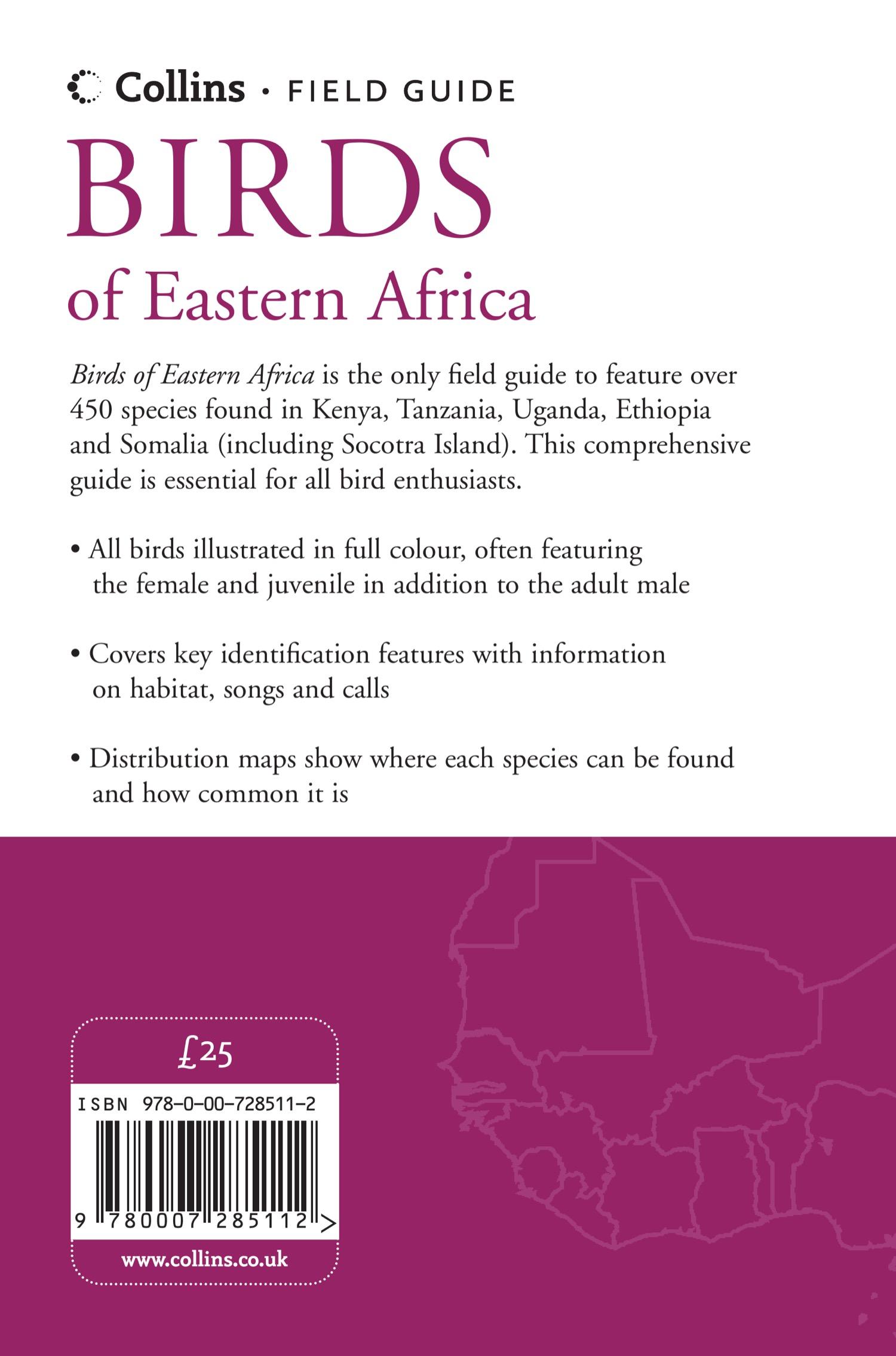 Rückseite: 9780007285112 | Birds of Eastern Africa | Ber van Perlo | Taschenbuch | Englisch