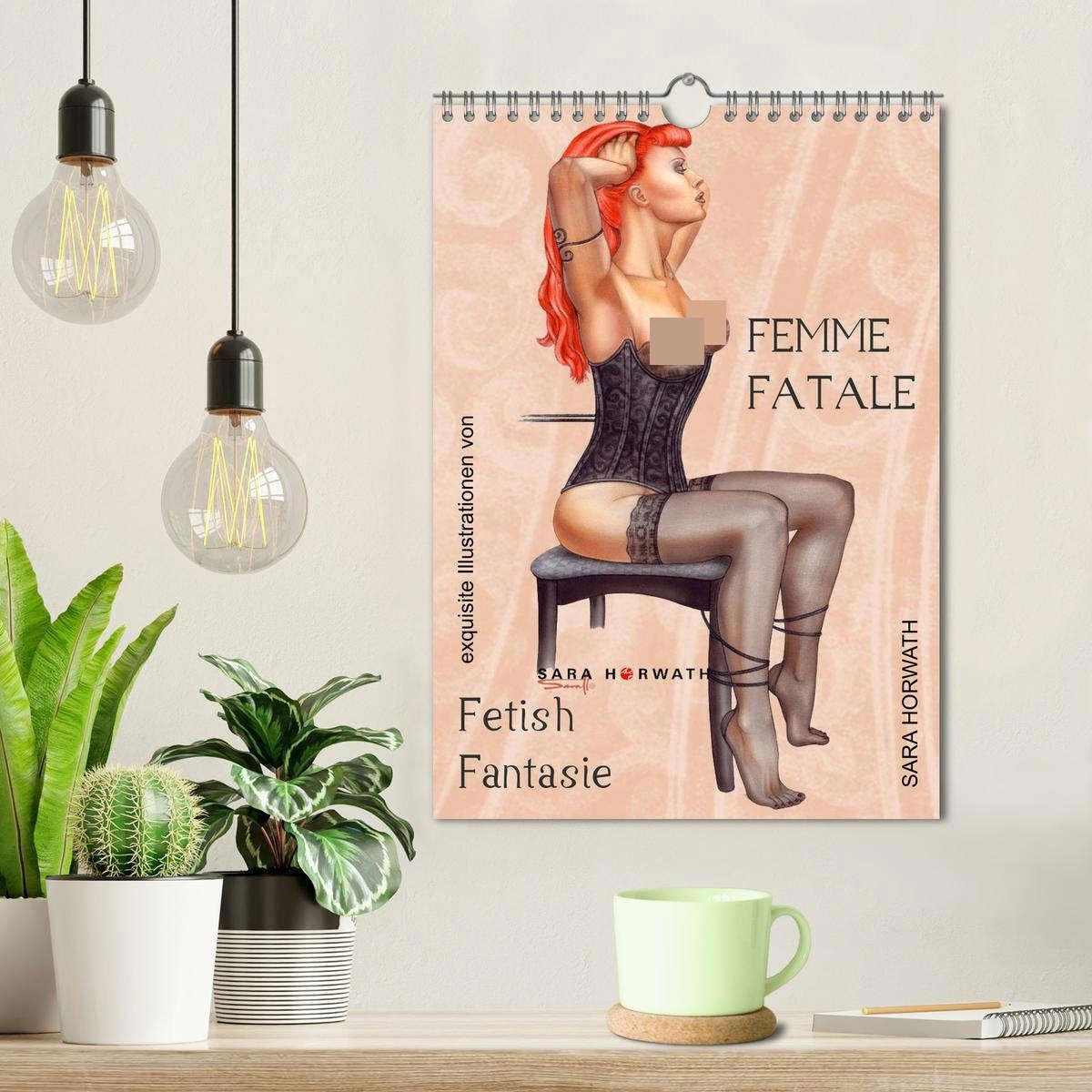 Bild: 9783435989676 | Femme Fatale - Fetisch Fantasien (Wandkalender 2025 DIN A4 hoch),...