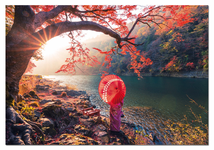 Bild: 8412668184558 | Sunrise in Katsura River (Puzzle) | Spiel | In Spielebox | 9218455