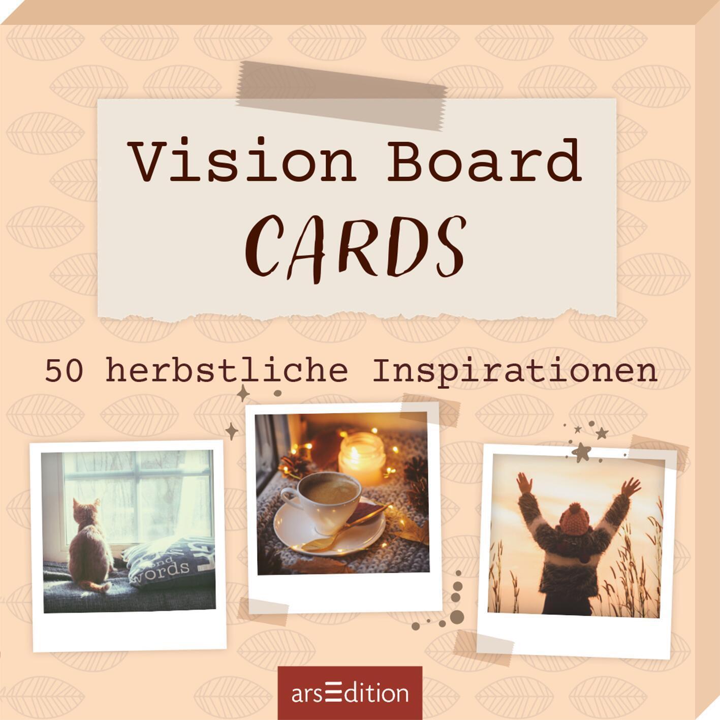 Cover: 4014489126461 | Vision Board Cards | 50 herbstliche Inspirationen | Box | 51 S. | 2023