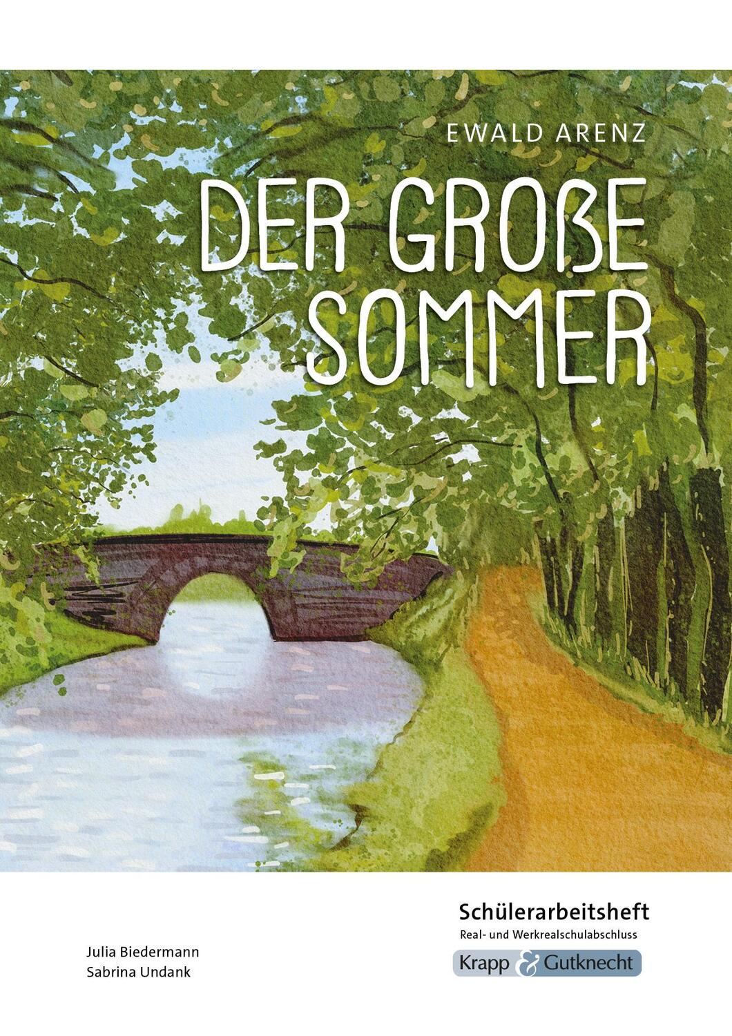 Cover: 9783963231254 | Der große Sommer - Ewald Arenz - Schülerarbeitsheft - Hauptschule