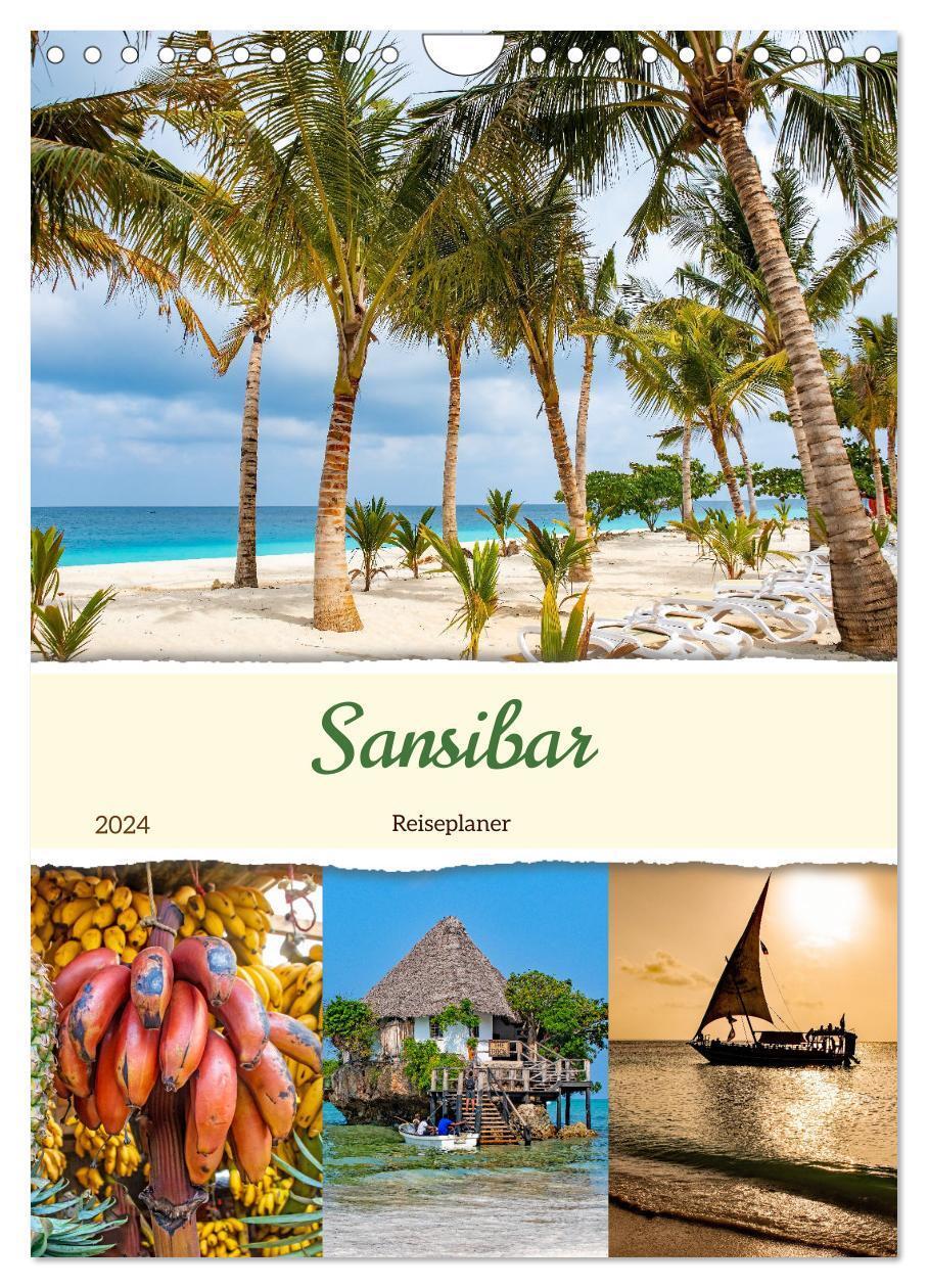 Cover: 9783675609273 | Sansibar - Reiseplaner (Wandkalender 2024 DIN A4 hoch), CALVENDO...