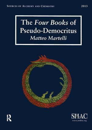 Cover: 9781909662285 | The Four Books of Pseudo-Democritus | Matteo Martelli | Taschenbuch