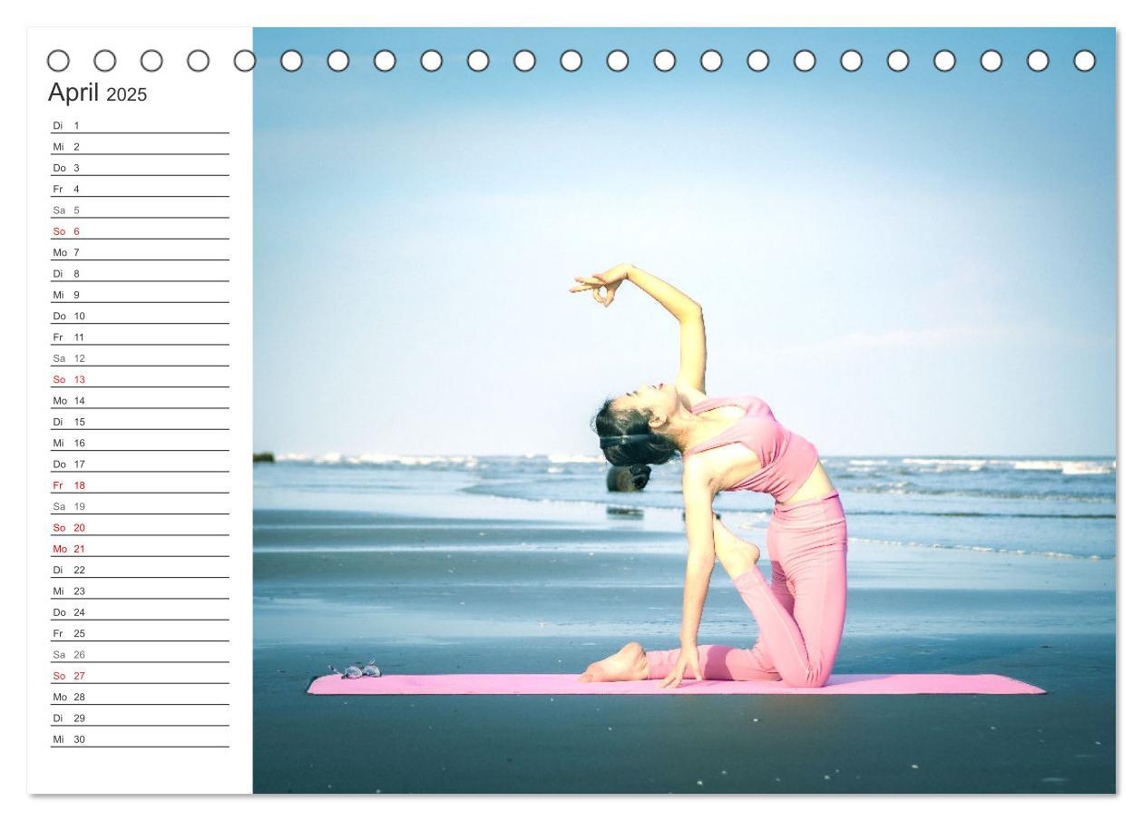 Bild: 9783435025220 | Yoga-Übungen. Geschmeidig werden und bleiben! (Tischkalender 2025...