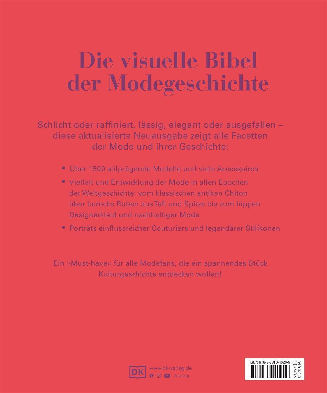 Rückseite: 9783831040209 | DK Schöne Künste. Mode | Alexandra Black (u. a.) | Buch | 480 S.