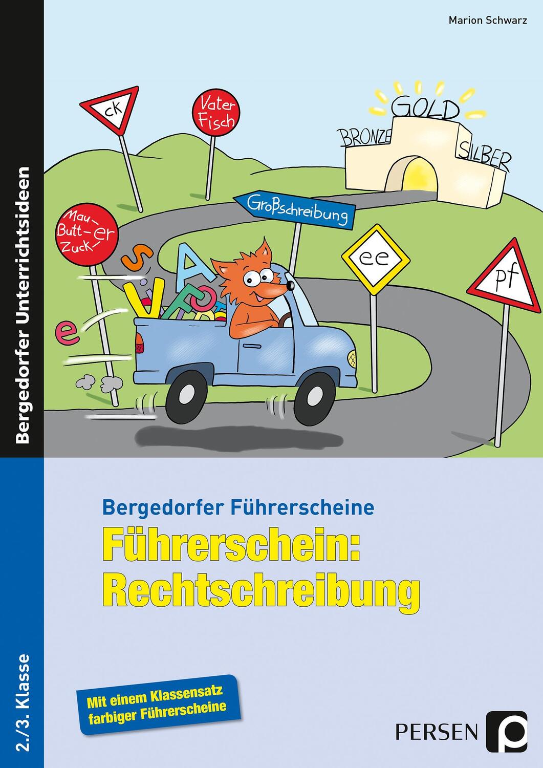 Cover: 9783403234432 | Führerschein: Rechtschreibung | 2. und 3. Klasse | Marion Schwarz