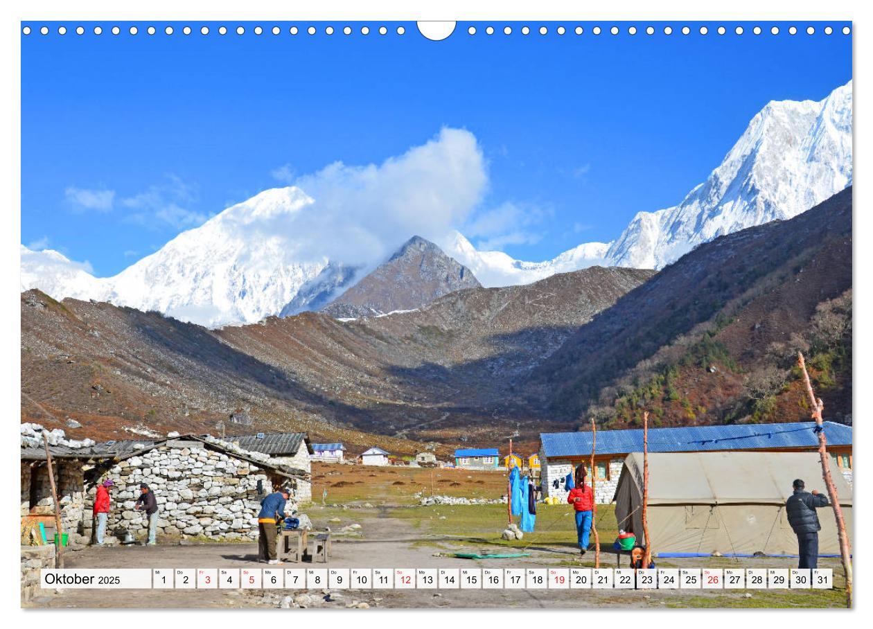 Bild: 9783435251940 | NEPAL, die Umrundung des Manaslu (Wandkalender 2025 DIN A3 quer),...