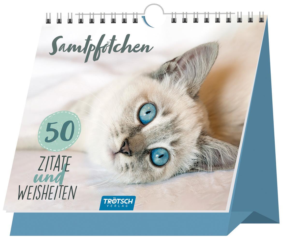 Cover: 9783965524958 | Trötsch Tischaufsteller Sprüche und Zitate zum Aufstellen Katzen | KG